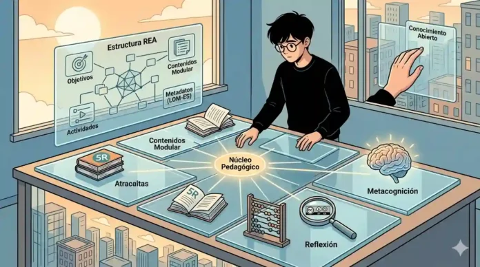 Estructura REA- Arquitectura de Datos o Diálogo Pedagógico